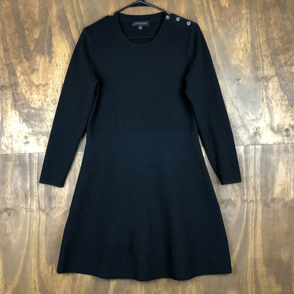 Banana Republic Dresses & Skirts - Banana Republic Womens Dress Black Sweater Dress Academia Workwear Large